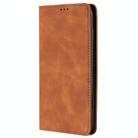For Tecno Spark 30 4G Skin Feel Magnetic Leather Phone Case(Light Brown) - 2
