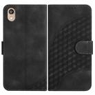 For Honor 8S YX0060 Elephant Head Embossed Phone Leather Case with Lanyard(Black) - 1