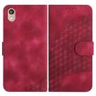 For Honor 8S YX0060 Elephant Head Embossed Phone Leather Case with Lanyard(Rose Red) - 1