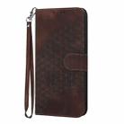 For Honor X5b / X5b Plus Global Elephant Head Embossed Phone Leather Case with Lanyard(Coffee) - 2