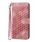 For Honor 300 Elephant Head Embossed Phone Leather Case with Lanyard(Pink) - 2