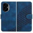 For Honor 300 Elephant Head Embossed Phone Leather Case with Lanyard(Royal Blue) - 1