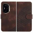 For Honor 300 Pro / Honor 300 Ultra Elephant Head Embossed Phone Leather Case with Lanyard(Coffee) - 1