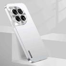 For OnePlus 12 Streamer Series Micro Frosted Metal Paint PC Phone Case(Silver) - 1