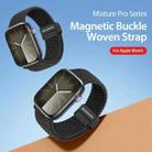 For Apple Watch SE 2023 40mm DUX DUCIS Mixture Pro Series Magnetic Buckle Nylon Braid Watch Band(Black Unity) - 3