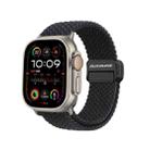 For Apple Watch Ultra 2 49mm DUX DUCIS Mixture Pro Series Magnetic Buckle Nylon Braid Watch Band(Midnight) - 1