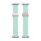 For Apple Watch Series 9 45mm DUX DUCIS Mixture Pro Series Magnetic Buckle Nylon Braid Watch Band(Light Mint) - 2