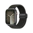 For Apple Watch Series 9 41mm DUX DUCIS Mixture Pro Series Magnetic Buckle Nylon Braid Watch Band(Black Unity) - 1