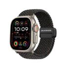 For Apple Watch Ultra 49mm DUX DUCIS Mixture Pro Series Magnetic Buckle Nylon Braid Watch Band(Black Unity) - 1