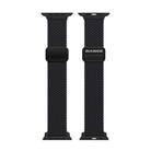 For Apple Watch Series 8 41mm DUX DUCIS Mixture Pro Series Magnetic Buckle Nylon Braid Watch Band(Midnight) - 2