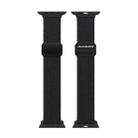 For Apple Watch Series 8 45mm DUX DUCIS Mixture Pro Series Magnetic Buckle Nylon Braid Watch Band(Midnight) - 2