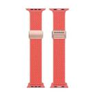 For Apple Watch Series 6 40mm DUX DUCIS Mixture Pro Series Magnetic Buckle Nylon Braid Watch Band(Guava) - 2