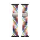 For Apple Watch Series 6 40mm DUX DUCIS Mixture Pro Series Magnetic Buckle Nylon Braid Watch Band(Storm Blue) - 2