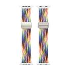 For Apple Watch Series 5 40mm DUX DUCIS Mixture Pro Series Magnetic Buckle Nylon Braid Watch Band(New Rainbow) - 2