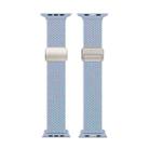For Apple Watch Series 4 40mm DUX DUCIS Mixture Pro Series Magnetic Buckle Nylon Braid Watch Band(Light Blue) - 2
