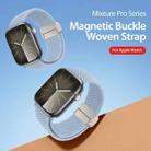 For Apple Watch Series 4 40mm DUX DUCIS Mixture Pro Series Magnetic Buckle Nylon Braid Watch Band(Light Blue) - 3