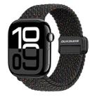 For Apple Watch Series 10 46mm DUX DUCIS Mixture Pro Series Magnetic Buckle Nylon Braid Watch Band(Black Unity) - 1