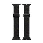 For Apple Watch Series 10 46mm DUX DUCIS Mixture Pro Series Magnetic Buckle Nylon Braid Watch Band(Black Unity) - 2