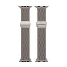 For Apple Watch Series 10 46mm DUX DUCIS Mixture Pro Series Magnetic Buckle Nylon Braid Watch Band(Clay) - 2