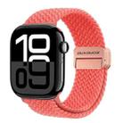 For Apple Watch Series 10 46mm DUX DUCIS Mixture Pro Series Magnetic Buckle Nylon Braid Watch Band(Guava) - 1