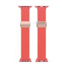 For Apple Watch Series 10 46mm DUX DUCIS Mixture Pro Series Magnetic Buckle Nylon Braid Watch Band(Guava) - 2