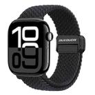 For Apple Watch Series 10 46mm DUX DUCIS Mixture Pro Series Magnetic Buckle Nylon Braid Watch Band(Midnight) - 1