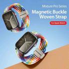 For Apple Watch Series 10 46mm DUX DUCIS Mixture Pro Series Magnetic Buckle Nylon Braid Watch Band(Rainbow) - 3