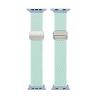 For Apple Watch Series 10 46mm DUX DUCIS Mixture Pro Series Magnetic Buckle Nylon Braid Watch Band(Light Mint) - 2