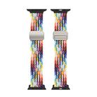 For Apple Watch Series 10 42mm DUX DUCIS Mixture Pro Series Magnetic Buckle Nylon Braid Watch Band(Rainbow) - 2