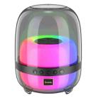 hoco BS58 Crystal Colorful Luminous Bluetooth 5.1 Speaker(Black) - 1