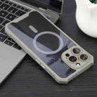 For iPhone 16 Pro Max Colorful Two-Color Lens Film MagSafe Magnetic Horn Acrylic+TPU Case(Grey) - 3