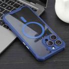 For iPhone 16 Pro Max Colorful Two-Color Lens Film MagSafe Magnetic Horn Acrylic+TPU Case(Blue) - 3