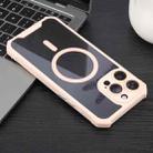 For iPhone 16 Pro Colorful Two-Color Lens Film MagSafe Magnetic Horn Acrylic+TPU Case(Pink) - 3