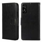 For TCL 50 SE 4G Crystal Texture Leather Phone Case(Black) - 1