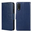 For TCL 505 4G Crystal Texture Leather Phone Case(Royal Blue) - 1