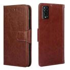 For TCL 50 5G Crystal Texture Leather Phone Case(Brown) - 1