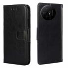 For TCL 50 XL Crystal Texture Leather Phone Case(Black) - 1