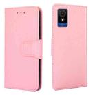 For TCL 501 4G Crystal Texture Leather Phone Case(Pink) - 1