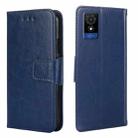 For TCL 501 4G Crystal Texture Leather Phone Case(Royal Blue) - 1