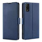 For TCL 50 5G Ultra-thin Voltage Side Buckle Horizontal Flip Leather Phone Case(Blue) - 1