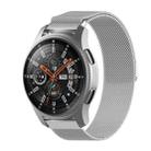 For Huami Amazfit GTS 20mm / Bip U Pro Milanese Magnetic Metal Watch Band(Silver) - 1