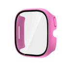 For Verizon Gizmo Watch 3 PC + Tempered Film Integrated Watch Protective Case(Rose Red) - 1