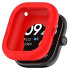 For Redmi Watch 4 Silicone Smart Watch Protective Case(Red) - 1