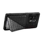For OnePlus Ace 2V / Nord 3 5G Denior Imitation Crocodile Leather Back Phone Case with Holder(Black) - 3