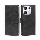 For Infinix GT 10 Pro 5G Calf Texture Buckle Flip Leather Phone Case(Black) - 1