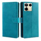 For Infinix Note 40 Pro 5G Calf Texture Buckle Flip Leather Phone Case(Light Blue) - 1