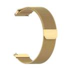 For Huami Amazfit GTS 22mm Milanese Magnetic Metal Watch Band(Gold) - 1