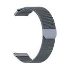 For Huami Amazfit GTS 22mm Milanese Magnetic Metal Watch Band (Space Grey) - 1