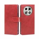 For OPPO A2 Pro 5G Calf Texture Buckle Flip Leather Phone Case(Red) - 1