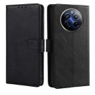 For Realme 12 Pro 5G Calf Texture Buckle Flip Leather Phone Case(Black) - 1